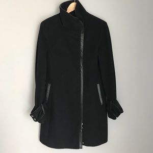 Calvin Klein black wool coat